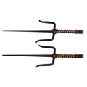 Shinobi Heritage Sai Pair - Black Leather