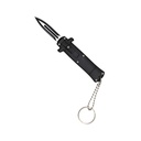 Stealth Keychain California Legal OTF Knife - Black Aluminum