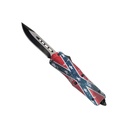 Covert Heritage Quick-Deploy OTF Knife - CSA Flag