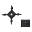Nightfall Precision Balanced Throwing Star - Matte Black