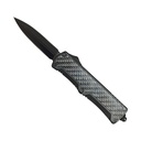 Stealth Weave Single-Action OTF Knife - Carbon Fiber