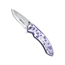 Purple Hearts Quick-Deploy Assisted Opening Knife - Purple Aluminum