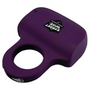 Halo Grip Squeeze-Activation Ring Stun Gun - Dark Purple