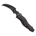 Skeleton Raptor Quick-Deploy Spring Assisted Knife - Stonewash Steel