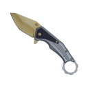 Desert Sentinel Finger-Loop Assisted Opening Knife - Desert Tan
