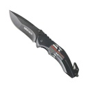 Red Line Patriot Skull Rescue + Assisted Opening Pocket Knife - Black Steel