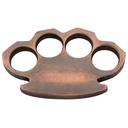 Monolith Solid-Core Brass Knuckles - Matte Black Steel