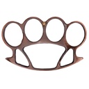 Monolith Wide-Body Knuckle Paperweight - Bronze