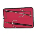 Velvet Guard Double-Carry Sai Case - Black Vinyl