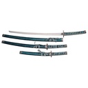 Aqua Marble 3 Piece Sword Set